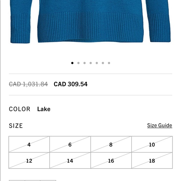 AkrisPunto Luna Cutout VNeck Wool/Cashmere Sweater - Picture 8 of 8